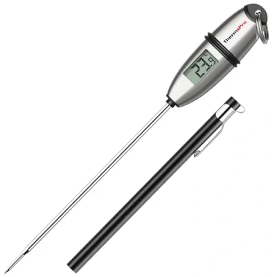 Obrázek ThermoPro TP02S Digitální teploměr na pečení maso, teploměr, vaření, kuchyňský grilovací s dlouhou sondou, pečení, grilování/BQ, výživa dětí
