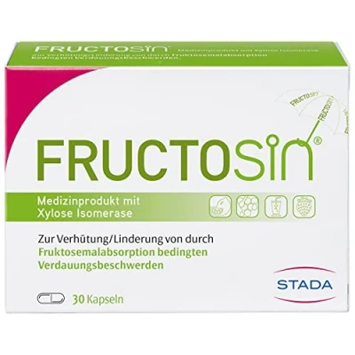 Obrázek FRUCTOSIN Zdravotnický výrobek při absorpci fruktózy pro zmírnění trávicích potíží způsobených fruktózou 1 x 30 kapslí