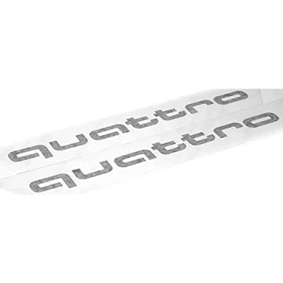 Obrázek Audi Originální Q2 C Blade dekorační fólie sada Quattro Exterieur nápis Floretové stříbro 81A064317 Z7G