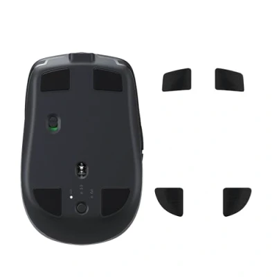 Obrázek kwmobile Mouse Feet Sticker kompatibilní s Logitech MX Anywhere 2S ErsatzGlider Přesné nohy myši Myš Glides v černé barvě