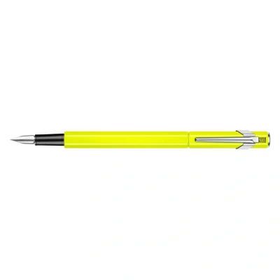 Obrázek Caran d&#039;Ache 0840.470 Füllhalter Fluo Line Gelb, 1 Stück (1er Pack)