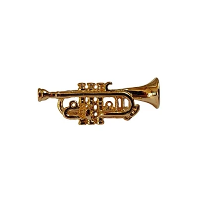 Obrázek GEWA 980036 unisex brosche špendlík trumpet, zlatá barva