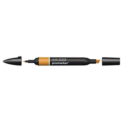 Obrázek Winsor &amp; Newton &quot; ProMarker 0203552 Professioneller Layoutmarker 2 Spitzen, fein breit für Zeichnungen, Design Layouts Siena Natur