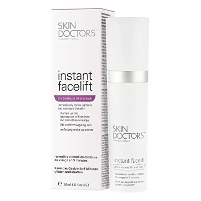 Obrázek Skin Doctors Instant Facelift sérum, make up primer, redukuje vrásky, matný podklad, oživuje a napíná pokožku, 30 ml