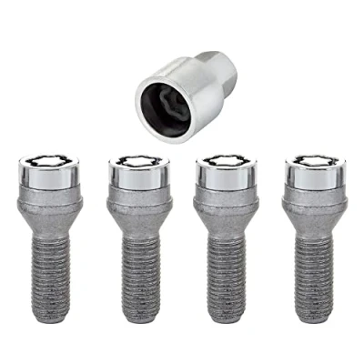 Obrázek 27000SU pojistné čepy SU (standardní) M14 x 1,50, kuželové sedlo, délka dříku 31,0 mm, celková šroubu 53,6 mm SW19, průměr klíče 25,8