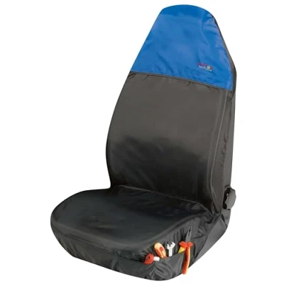 Obrázek Walser Dílenský ochranný potah Outdoor Sports, chránič autosedadel, automobilu, ochrana osobních automobilů, dílny černá/modrá