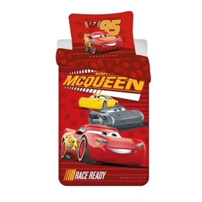 Obrázek Bettwäsche Disney Cars Race Ready, Bettbezug 140 x 200 cm + Kissenbezug
