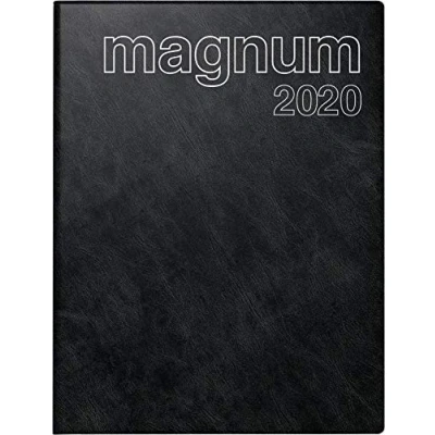 Obrázek Baier &amp; Schneider rido / idé 702704290 Knižní kalendář magnum (2 strany = 1 týden, 183 x 240 mm, potah pěnového filmu Catana, 2020) černá