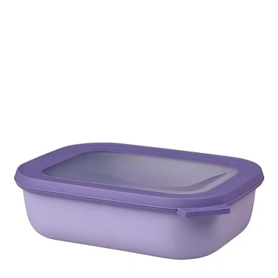 Obrázek Mepal Multi Bowl Cirqula Rectangular Vorratsdose mit Deckel Geeignet als Luftdichte Aufbewahrungsbox für den Kühlschrank, Mikrowellengeschirr &amp; Frischhaltedosen 1000 ml Nordic Lilac