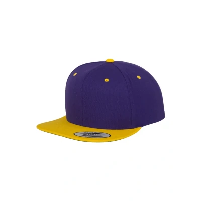 Obrázek Flexfit Classic Snapback 2TONE Kšiltovka, Velikost: One Size, Pur/gold
