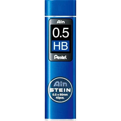 Obrázek Pentel Ain kámen jemná tuba, tloušťka čáry 0,5 mm, stupeň tvrdosti 2H, 40 minen v krabičce