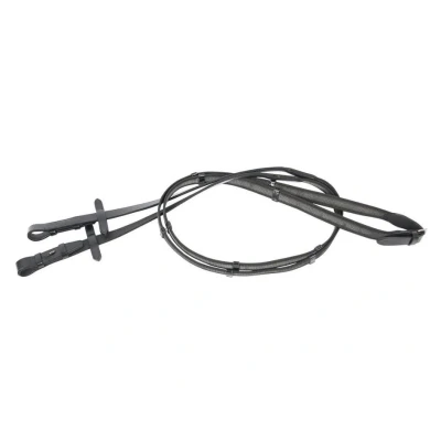 Obrázek Harry&#039;s Horse Reins, supergrip with leather stops, full
