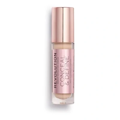 Obrázek Makeup Revolution Conceal &amp; Define Concealer, Lightweight, Longlasting, Full Coverage Face Makeup, C3, 4g