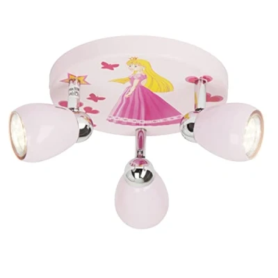 Obrázek BRILLIANT Lampa Princess LED Spotrondell 3 flg ros3x PAR51, GU10, 3W reflektorové žárovky včetně (250 lm, 3000 K) hlavy otočné