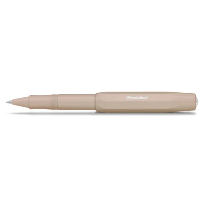 Obrázek Kaweco Skyline Sport Cappuccino gelové/kuličkové pero včetně 0,7 mm kuličkového pera, náplň pro leváky a praváky v klasickém designu s keramickou kuličkou I gelové 13,5 cm, béžová, 10,5 cm