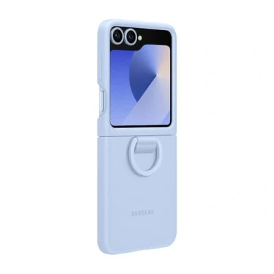 Obrázek Samsung Silikonový Back Cover S Prsten Modrá Galaxy Z Flip 6