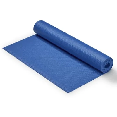 Obrázek Sunny Health &amp; fitness podložka na jógu, protiskluzová tréninková pilates, strečink, trénink podlahy a doma, modrá NO. 031 B