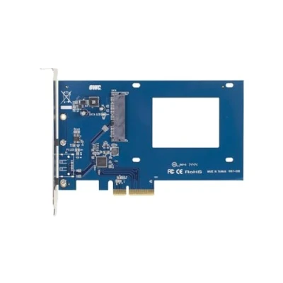 Obrázek OWC Accelsior S 2,5 palce SATA 6G na kartě adaptéru PCIe Pro Mac (2006 2012), (konec roku 2019 aktuální) a PC
