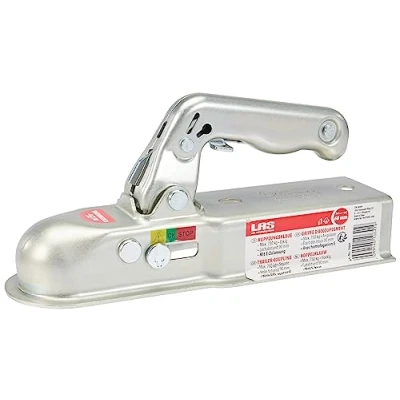 Obrázek LAS 10641 Spojková svorka přívěs, hranatá, 750 kg, 60 mm, černá