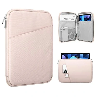 Obrázek TiMOVO 9 11 palců tablet pouzdro kompatibilní s ipad Pro 2021 2018, Air 5/4 10.9, 10.2, Galaxy Tab A8 10. 5/Tab S8 11&quot; 2022, ochranné malou taškou, růžové