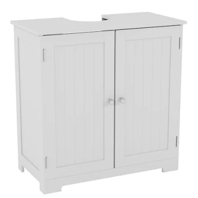 Obrázek Bath Vida Priano Unterwaschbecken, Badezimmerschrank, bodenstehender Aufbewahrungsschrank, Waschbeckeneinheit, Weiß, H 60 x B T 30 cm ca