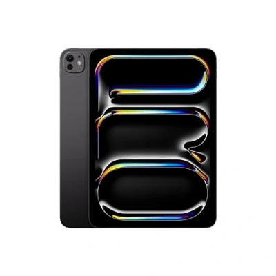 Obrázek Apple 11&quot; iPad Pro (M4): Ultra Retina XDR displej, 256 GB, 12MP formát na šířku přední kamera/12MP zadní kamera, LiDAR skener, WLAN 6E, Face ID, baterie celý den, standardní sklo vesmírná černá