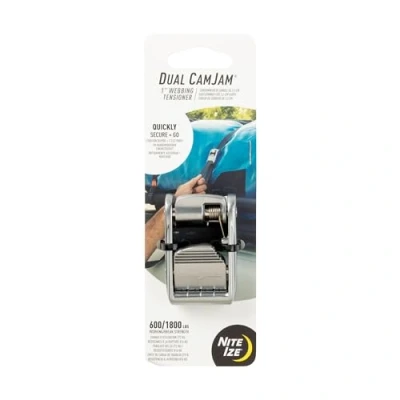 Obrázek NiteIze CJD 11 R3 Dual CamJam Webbing Tensione Gurtspanner, Silber, one Size