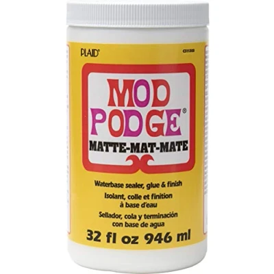 Obrázek Mod Podge Matný 32 oz, syntetický materiál, bílý, 16,8 x 9,4 cm, 946