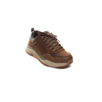 Obrázek Skechers Bengao Hombre pánské sportovní boty, Dark Brown Waterproof Leather