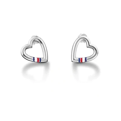 Obrázek Tommy Hilfiger Jewelry dámské náušnice Classic Signature ušlechtilá ocel smalt 15. 2 cm 2700909, Smalt, Bez drahokamu