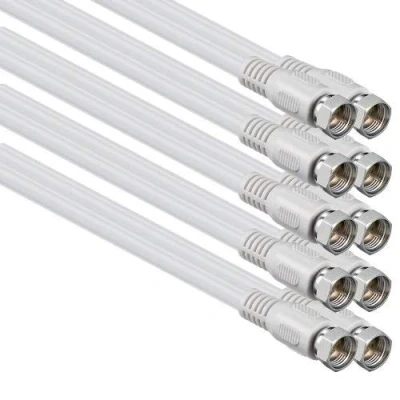 Obrázek 1aTTack.de anténní kabel s koaxiálním F konektorem, typ konektor spojka, jednoduchým, dvojnásobným, trojnásobným nebo čtyřnásobným stíněním, 75 db, 85 100 110 120 125 db