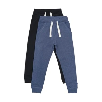 Obrázek MAGIC KIDS WEAR Unisex dětské kalhoty (balení 2 ks), Balení ks Black/Blue (106)