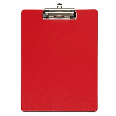 Obrázek MAUL Clipboard A4 MAULflexx desky s klipem ve formátu na dokumenty odolné konferenční posuvné oko zavěšení třmenovou svorkou volný papír červená