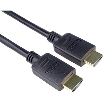 Obrázek PremiumCord 4K High Speed ​HDMI 2.0b kabel M/M 18Gbps s Ethernetem, kompatibilní videem 4K@60Hz, Deep Color, 3D, ARC, HDR, Dolby TrueHD, pozlacené přípojky, černý, 7,5 m, kphdm2 7, 7 m