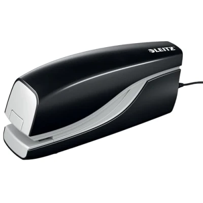 Obrázek Leitz Elektrická kancelářská sešívačka na 10 listů, síťový provoz, vč. sešívacích svorek, černá, série NeXXt, 55320095