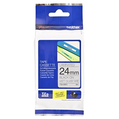 Obrázek Brother TZE M951 technologie tepelného tisku černá/stříbrná matná