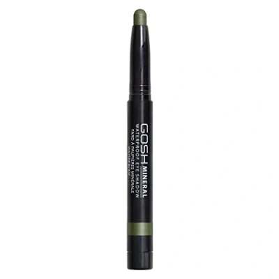 Obrázek GOSH Mineral Waterproof Eye Shadow I otočná tužka na oční stíny s krémovou texturou pro snadné nanášení a intenzivní barevné výsledky voděodolná, dlouhotrvající bez parfému 013 Olive Green