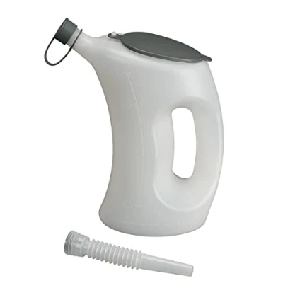 Obrázek PRESSOL 0656238 odměrka s víkem FLA PE, 2 l, bílo transparentní
