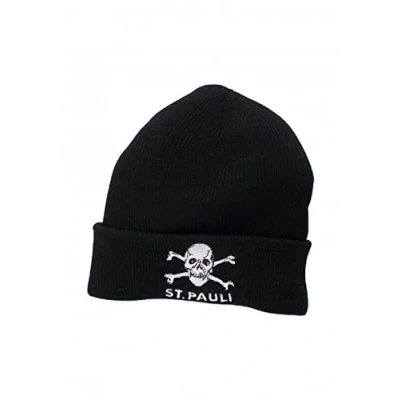 Obrázek FC St. Pauli Čepice s lebkou Beanie, černá