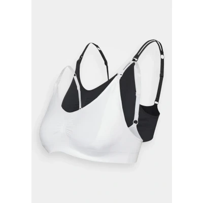 Obrázek Lindex Seamleas Nursing BRA 2 PACK Podprsenka pod tričko, Ženy, Velikost: 34, Black/white