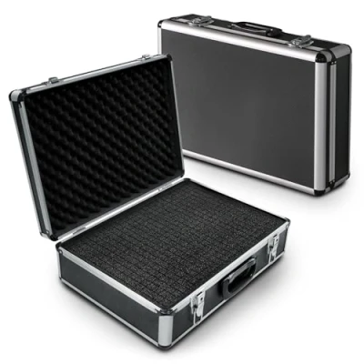 Obrázek PeakTech 7310 univerzální kufr pro měřicí přístroje, robustní kufr, uložení nástrojů, desky z pěnových kostek, pěnové polstrování, uzamykatelný, ochrana proti prachu, XL 460 x 330 150 mm