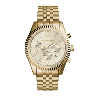 Obrázek Michael Kors Lexington Hodinky se stopkami goldcoloured, Velikost: One Size, Gold coloured