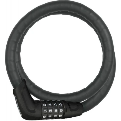 Obrázek Abus Tresoflex 6615C/120/15 lankový na kod černá Zámek