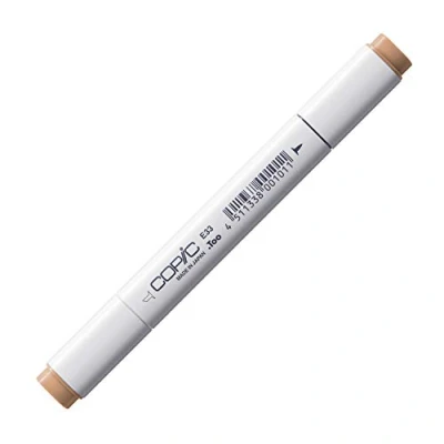 Obrázek COPIC Classic Marker Typ E 33, písek, profesionální zvýrazňovač rozvržení, se širokou a jemnou špičkou