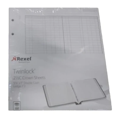 Obrázek Twinlock 2.5 C Crown Zweispaltige Účet listy, 100 kusů