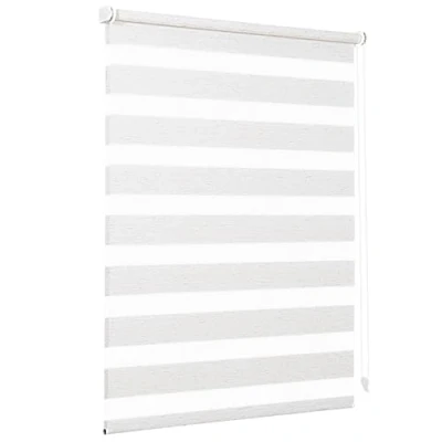 Obrázek Sekey dvojitá roleta Klemmfix bez vrtání do okna, 50 cm široká, Duo ochrana proti slunci, x 150 cm, len