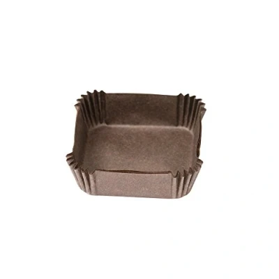 Obrázek DECORA 0339776 CF 1500 KLEINE QUADRATISCHE PAPIERFÖRMCHEN BRAUN 35X35XH15 MM