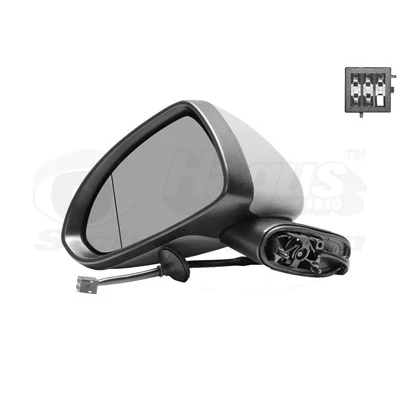 Obrázek Vnější zpětné zrcátko VAN WEZEL 3750807