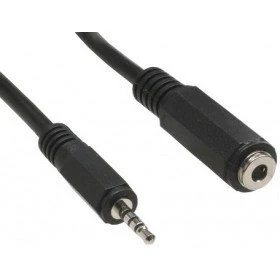 Obrázek InLine 99308B jack kabel adaptéru 4pól. 2,5 mm konektor / 3,5 zdířka, 0,2 m
