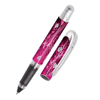 Obrázek Online Kulička s inkoustovými bombičkami College Pink Dreams, pero pro praváky a leváky, ergonomická rukojeť, inkoustové pero, standardní kazety, vč. kombinované 1 kus (balení ks)